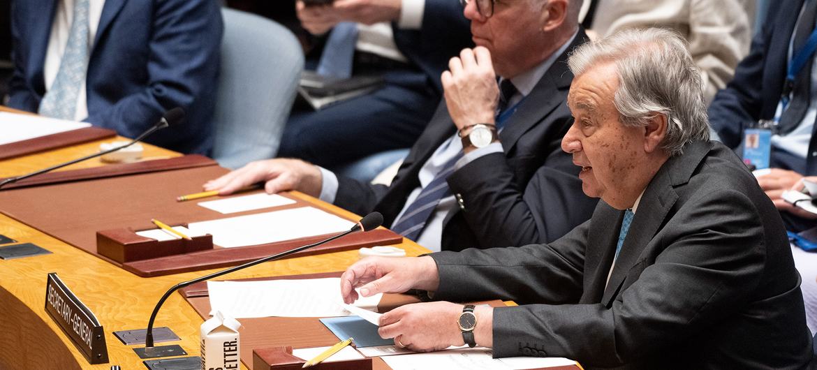 Diplomacy must prevail, says Guterres — Global Issues Diplomacy must prevail, says Guterres — Global Issues