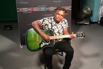 Ozaguin, popular singer-songwriter from the Central African Republic.