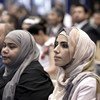 Des Saoudiennes participent à une réunion à Rome, au Siège de l'Organisation des Nations Unies pour l'alimentation et l'agriculture (FAO). (2019)