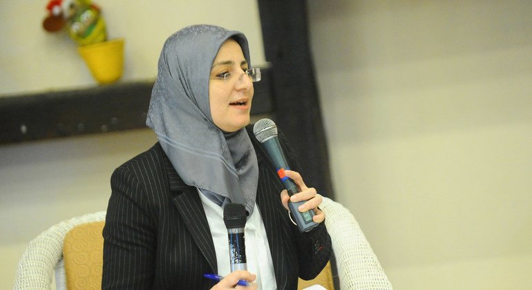 السيدة هبة زيان، مديرة برامج هيئة الأمم المتحدة للمرأة في قطاع غزة 