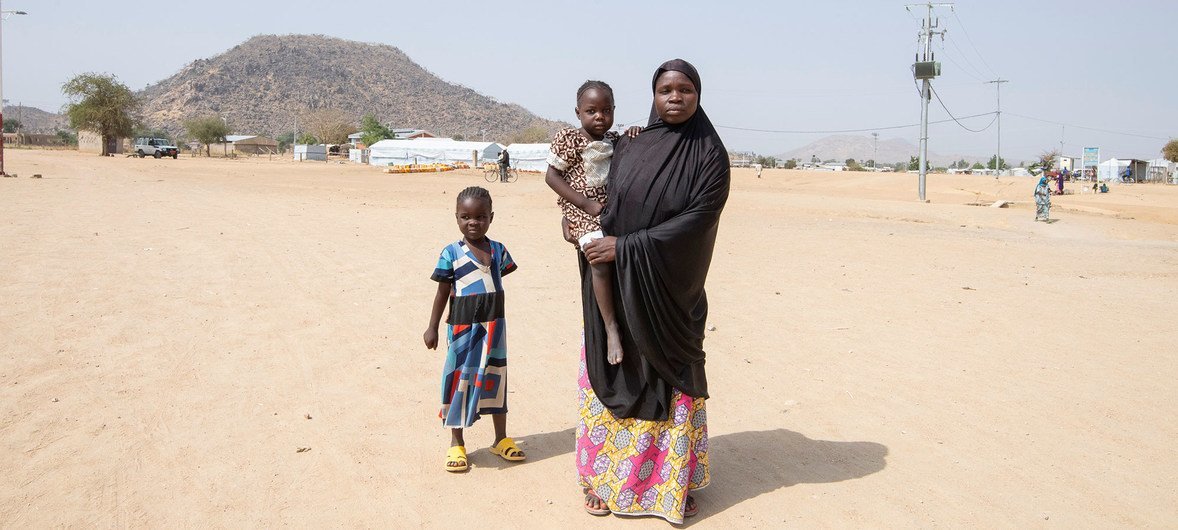 Fati Yahaya tiene 24 años y procede de la aldea de Koghum, en el noreste de Nigeria. Actualmente vive en el campamento de refugiados de Minawao, en Camerún. (4 de febrero de 2019)