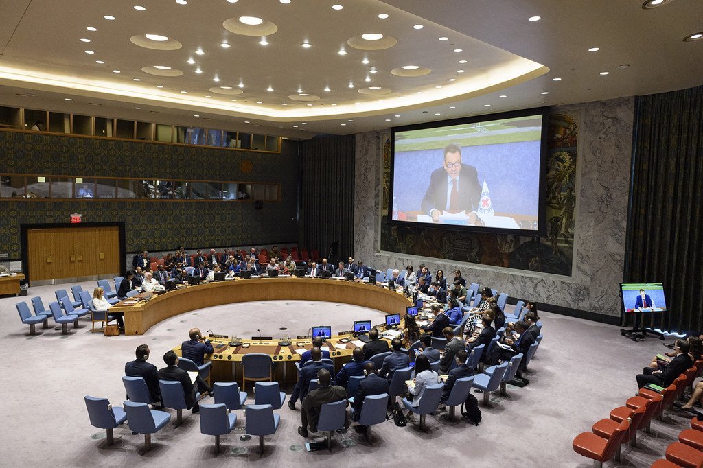 Réunion du Conseil de sécurité sur la promotion et le renforcement de l'Etat de droit dans le cadre du maintien de la paix et de sécurité internationale.