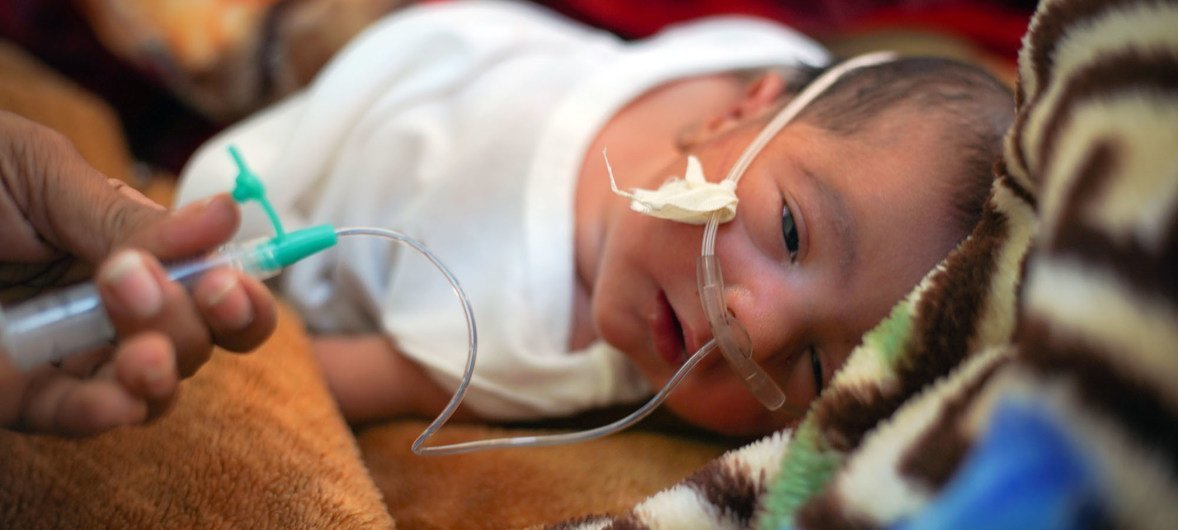 也门冲突继续给平民造成伤亡，亚丁阿尔萨达卡医院婴儿室的新生儿生命岌岌可危。