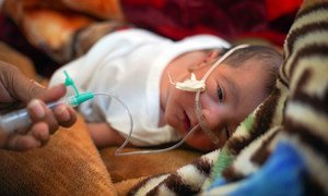 As the conflict in Yemen continues to take its toll on civilians, the lives of newborn babies in the nursery at Alsadaqah Hospital in Aden hang in the balance. 