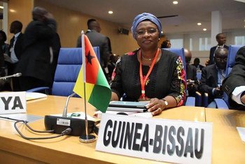 Ministra da Saúde da Guiné-Bissau, Magda Robalo. 