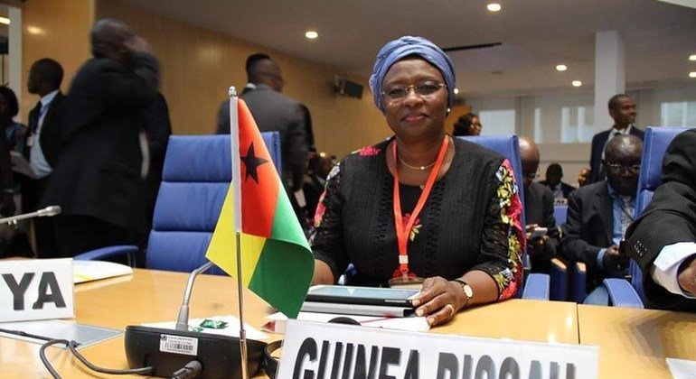 Ministra da Saúde da Guiné-Bissau, Magda Robalo. 
