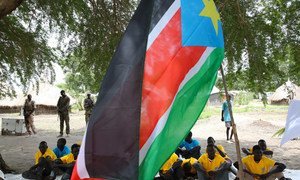 Child Soldiers are released in South Sudan in July 2019 as the country's efforts towards peace continue. 