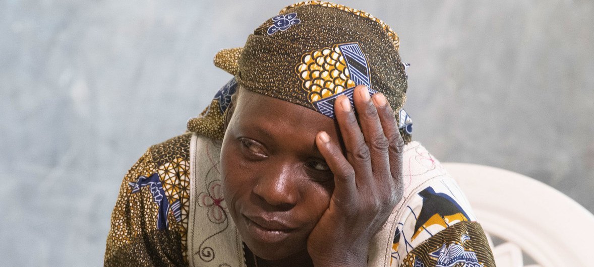  Вала Матари из Камеруна - одна из жертв терроризма. 