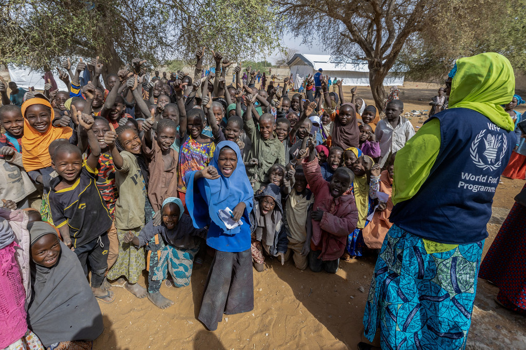 Watoto katika shule inayofadhiliwa na WFP katika eneo la Diffa nchini Niger.