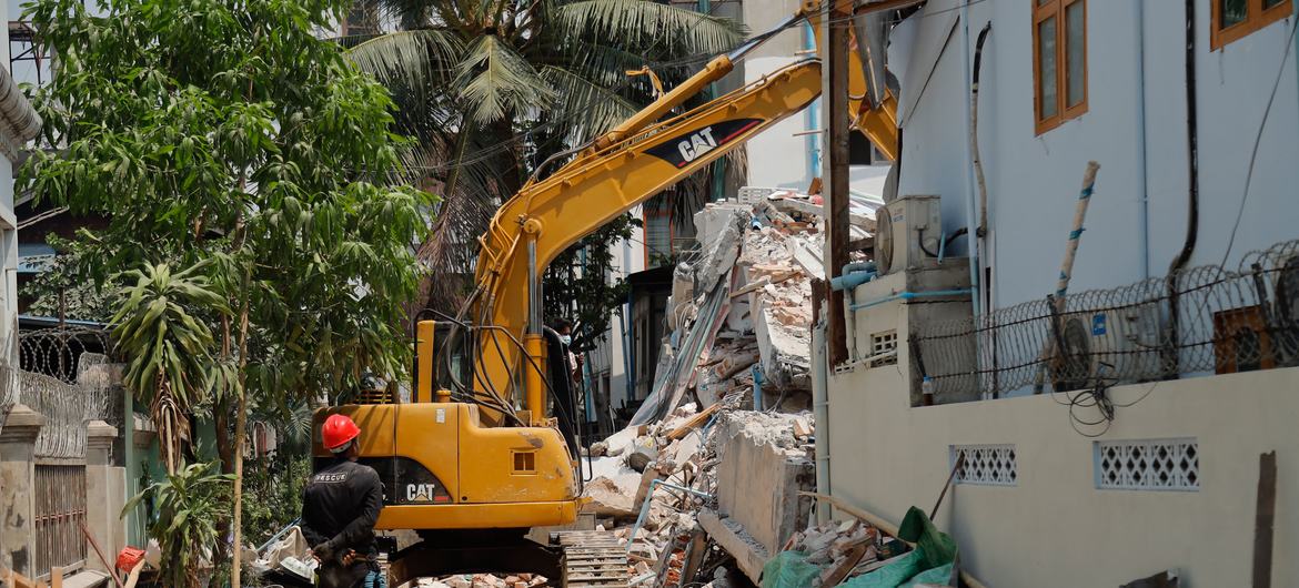 미얀마 대지진 1년, 여전히 6가구 중 1가구가 식량 위기