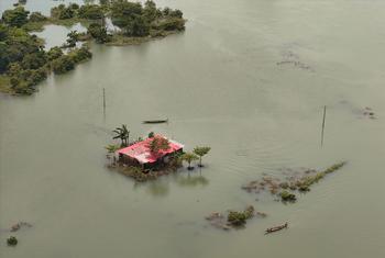 Heavy monsoon rains have caused severe floods in northeastern Bangladesh.