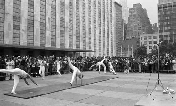 Stories from the UN Archive: Tumbling for peace and development