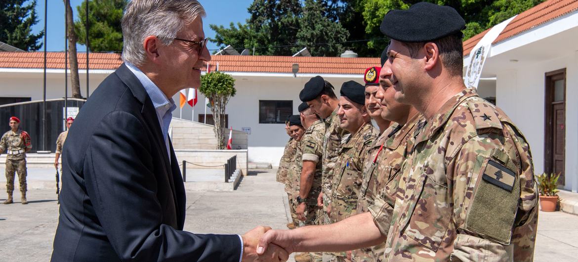 UN Under-Secretary-General for Peace Operations  Jean-Pierre Lacroix visits the UN Interim Force in Lebanon (UNIFIL) headquarters.