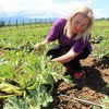 La ferme d'Irina Vasilyeva, dans l'ouest de la Géorgie, est utilisée comme modèle pour la formation agricole. 