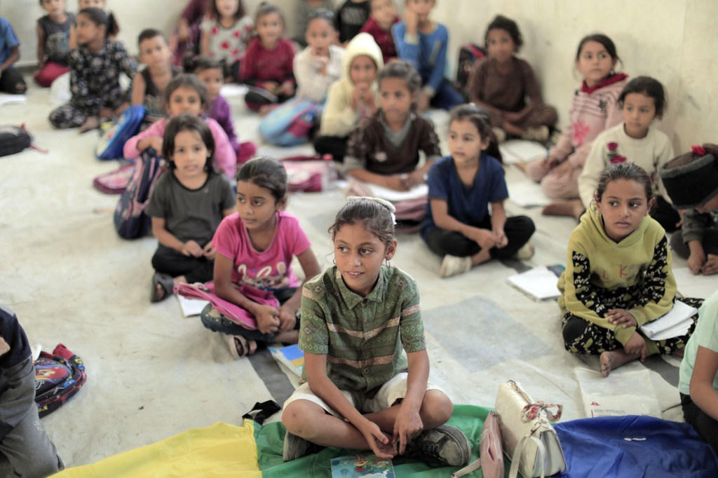 L’UNRWA continue de soutenir l’éducation des enfants dans la mesure du possible.