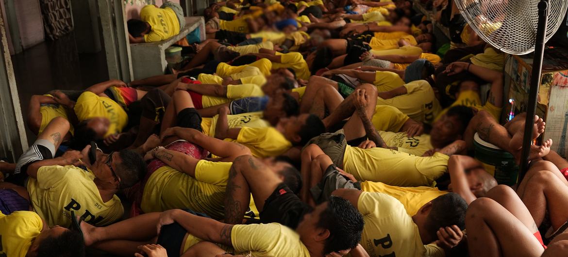 菲律宾的拘留所是世界上最拥挤的拘留所之一。