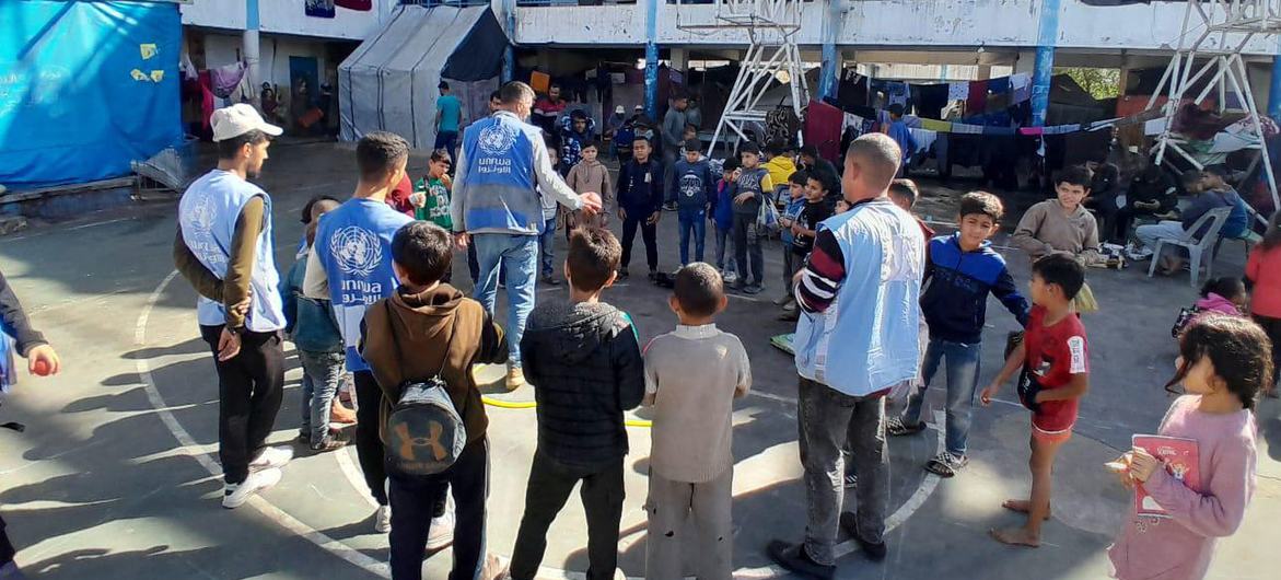 Alrededor de 720.000 desplazados internos han recibido apoyo psicosocial en Gaza.