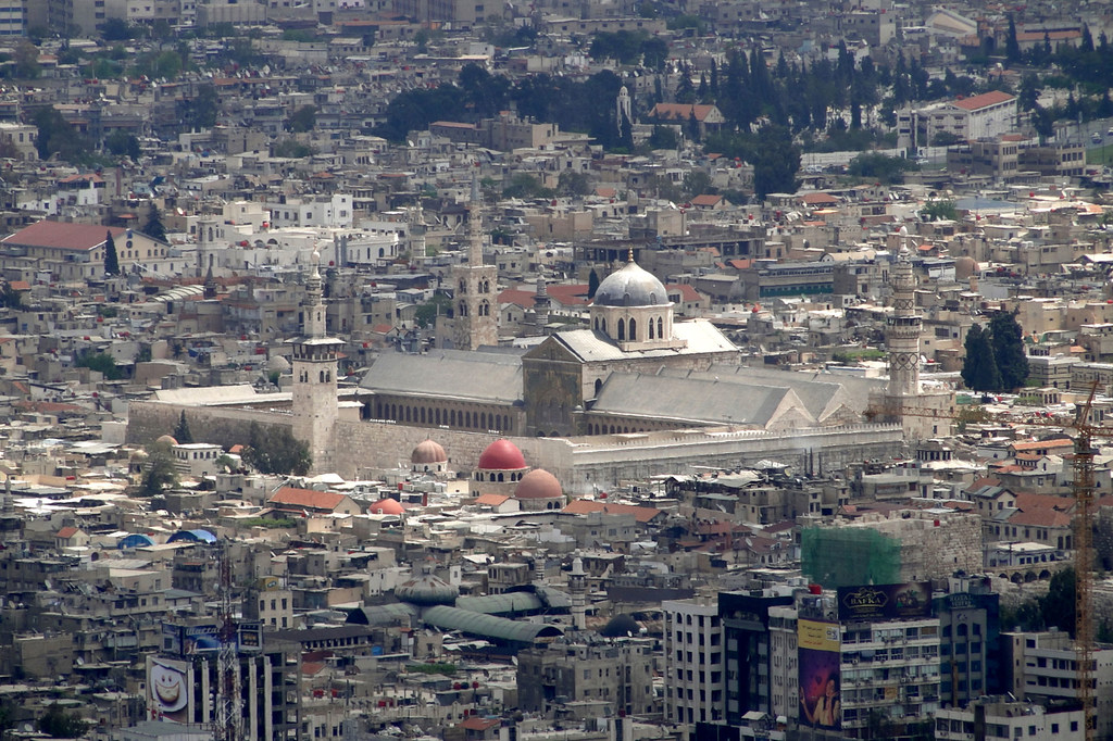 Mosquée des Omeyyades à Damas, Syrie.