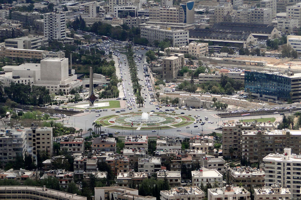 Центр столицы Сирии Дамаска. 