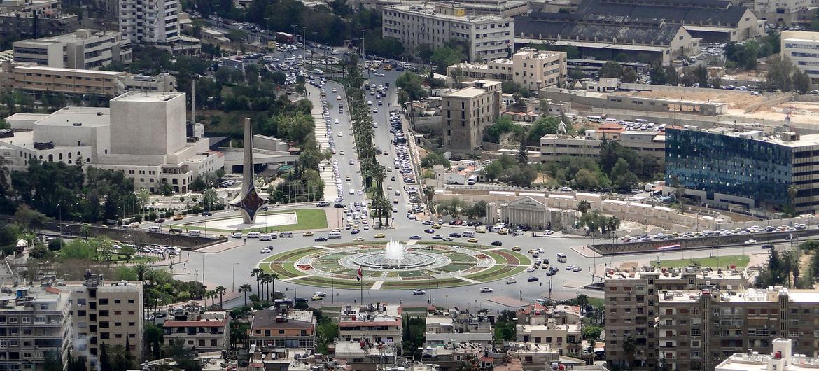 Центр столицы Сирии Дамаска. 
