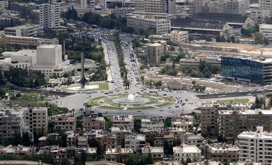 Центр столицы Сирии Дамаска. 