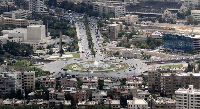 Центр столицы Сирии Дамаска. 