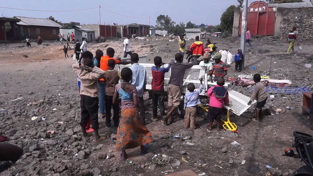 Des enfants à Goma, dans l'est de la République démocratique du Congo.