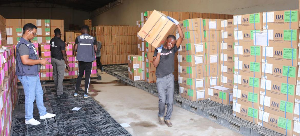 Des fournitures médicales soutenues sont livrées au Soudan.