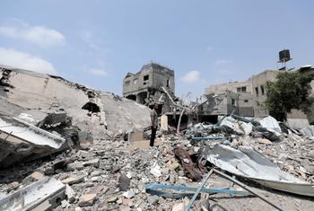 Debris and waste continue to pile up across Gaza.