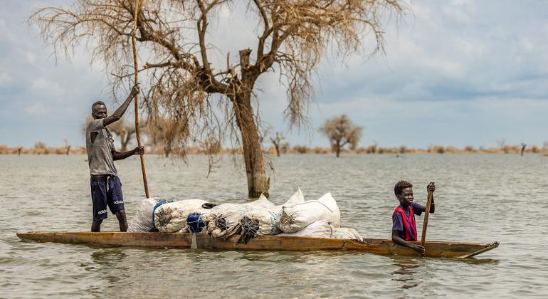 Los científicos afirman que los fenómenos meteorológicos extremos que provocan sequías o inundaciones, como el de Sudán del Sur, son cada vez más frecuentes debido al cambio climático.