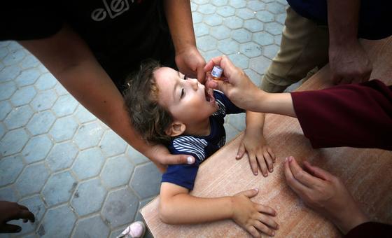 Gaza: Strike hits health centre as polio vaccine campaign resumes in ravaged north