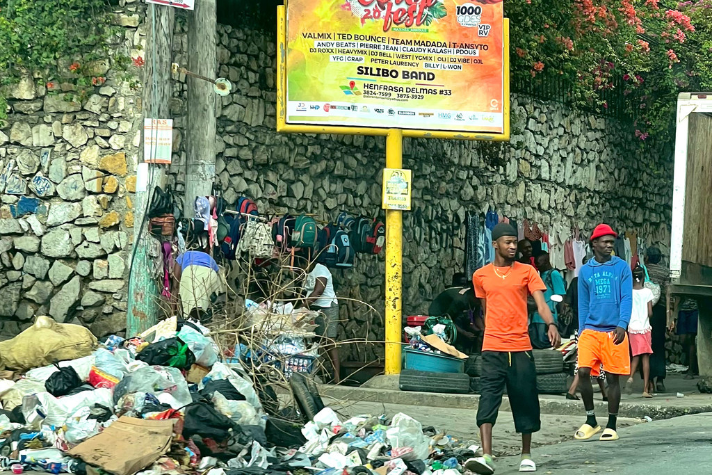 Escena en Puerto Príncipe, Haití