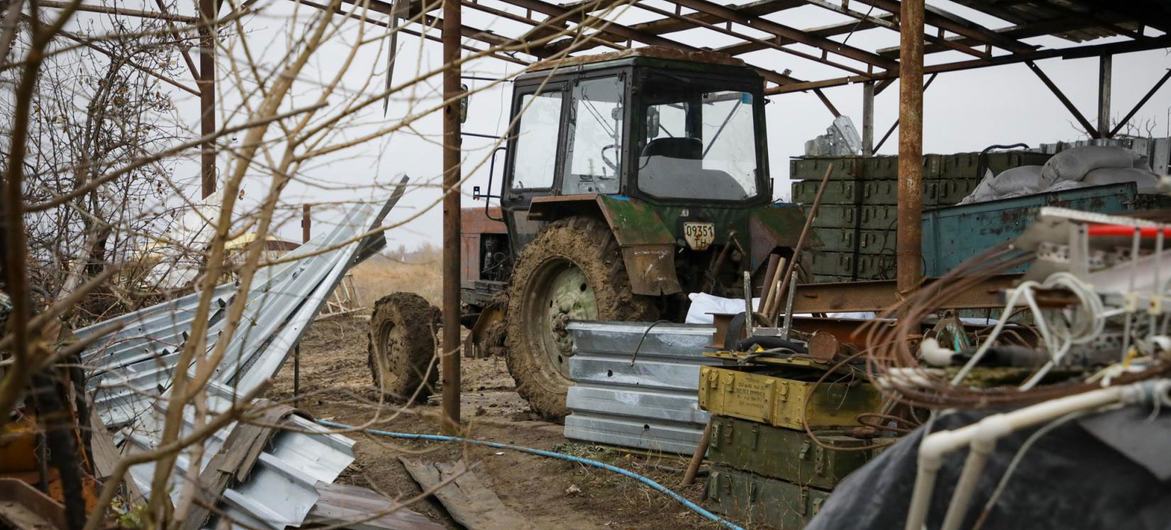 L'agriculture a été gravement perturbée par la guerre en cours en Ukraine.