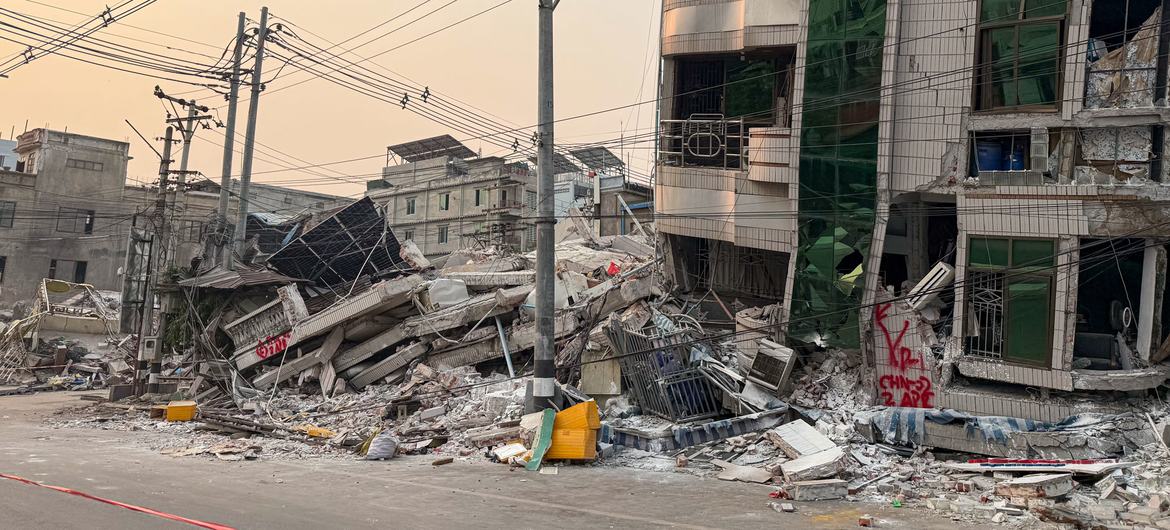The March 2025 earthquake caused widespread destruction Mandalay.