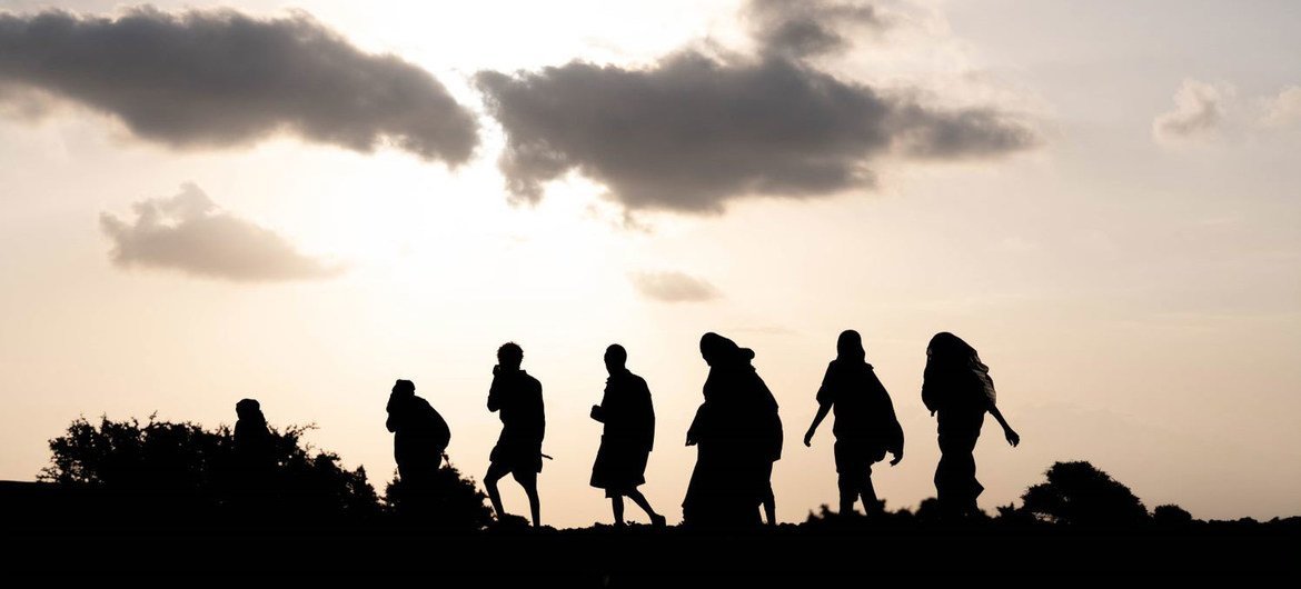 Ethiopian migrants cross the deserts of Djibouti.