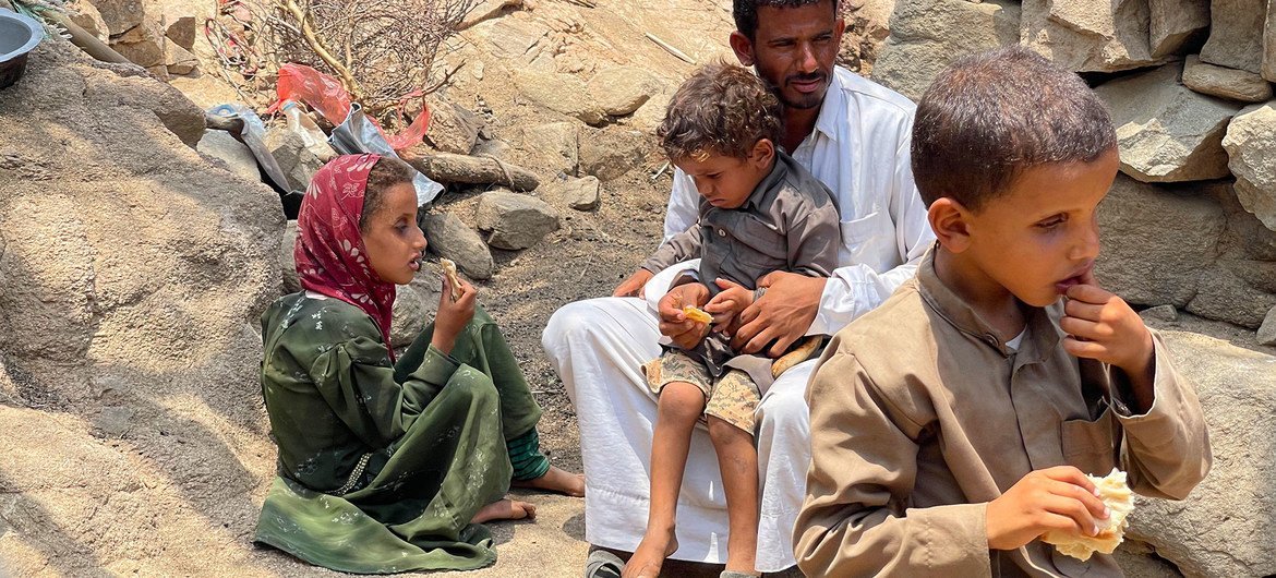 Maghrabah district in Hajjah governorate in Yemen is one of 11 districts in the country with famine-like conditions.