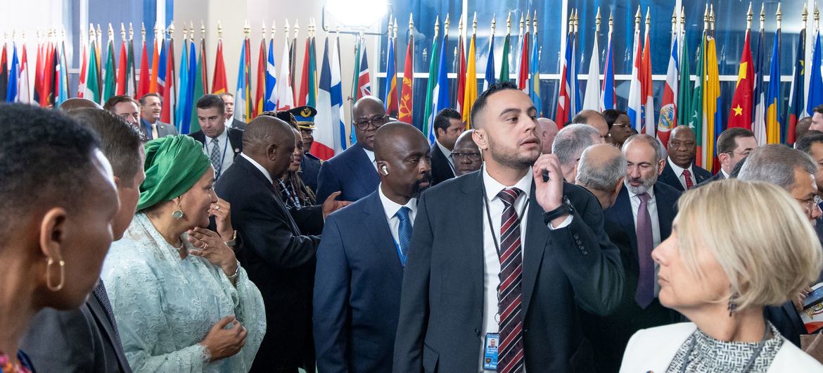 Delegations begin to arrive for the opening of the general debate of the UN General Assembly’s seventy-ninth session.