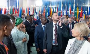 Delegations begin to arrive for the opening of the general debate of the UN General Assembly's seventy-ninth session.