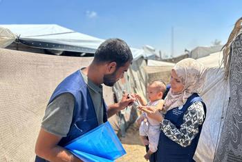 Le personnel de l’UNRWA continue de soutenir la population de la bande de Gaza.