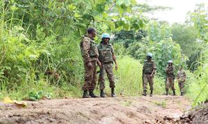 The presence and patrols of peacekeepers make it possible for many internally displaced persons in and around Tambura to sleep, but insecurity means most are afraid to return home.