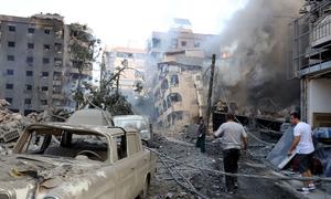 The suburbs of Beirut have been heavily targeted by airstrikes. 