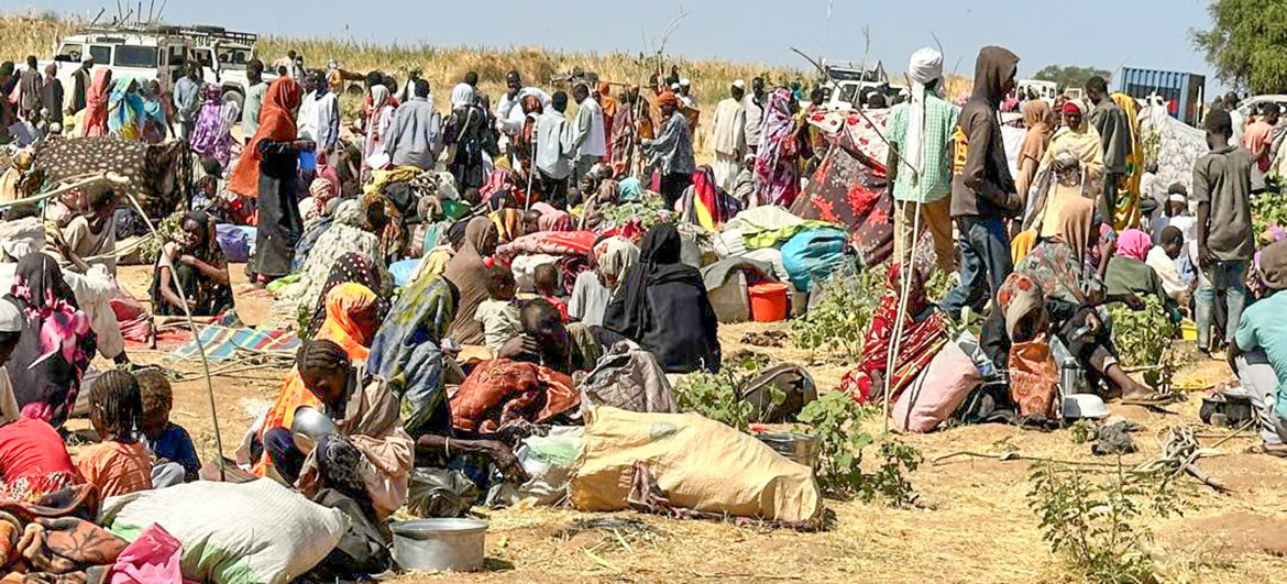 People who have fled El Fasher arrive in Tawila in North Darfur, Sudan. People who have fled El Fasher arrive in Tawila in North Darfur, Sudan.
