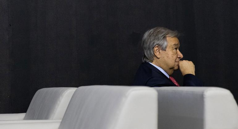 UN Secretary-General António Guterres attends COP28 in Dubai in the United Arab Emirates.