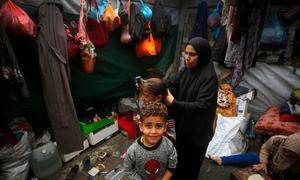 Across Gaza families continue to face dire conditions and are repeatedly displaced by ongoing attacks.