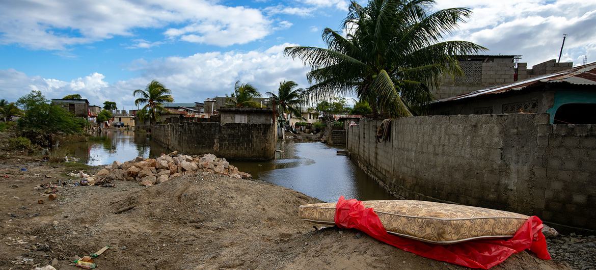 A neighbourhood in Cap Haitien in northern Haiti is flooded following heavy rains. (file) A neighbourhood in Cap Haitien in northern Haiti is flooded following heavy rains. (file)