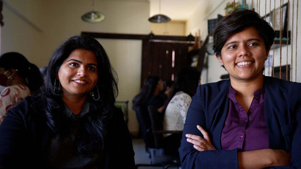 Rosie Paul (à gauche) et Sridevi Changali ont créé Masons Ink Studio en 2013.