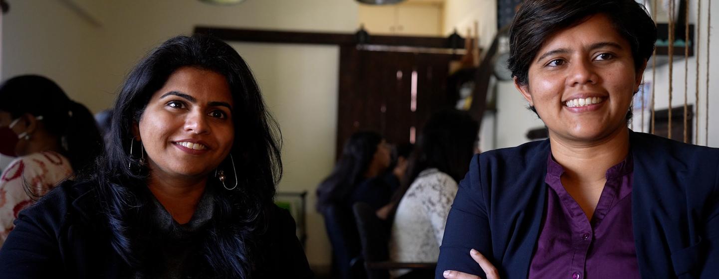 Rosie Paul (izquierda) y Sridevi Changali fundaron el estudio de arquitectura Masons Ink en 2013.