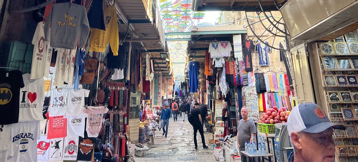 A market in Jerusalem.
