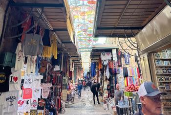 耶路撒冷的一个市场。
