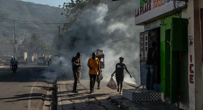 Le centre-ville de Port-au-Prince reste extrêmement dangereux en raison de l'activité des gangs.